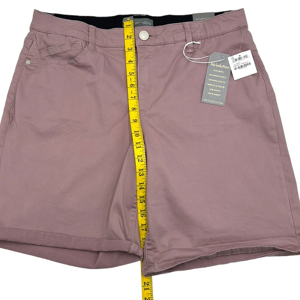 Wit & Wisdom Ab Solution Stretch Twill Shorts Size 14 - Picture 12 of 16